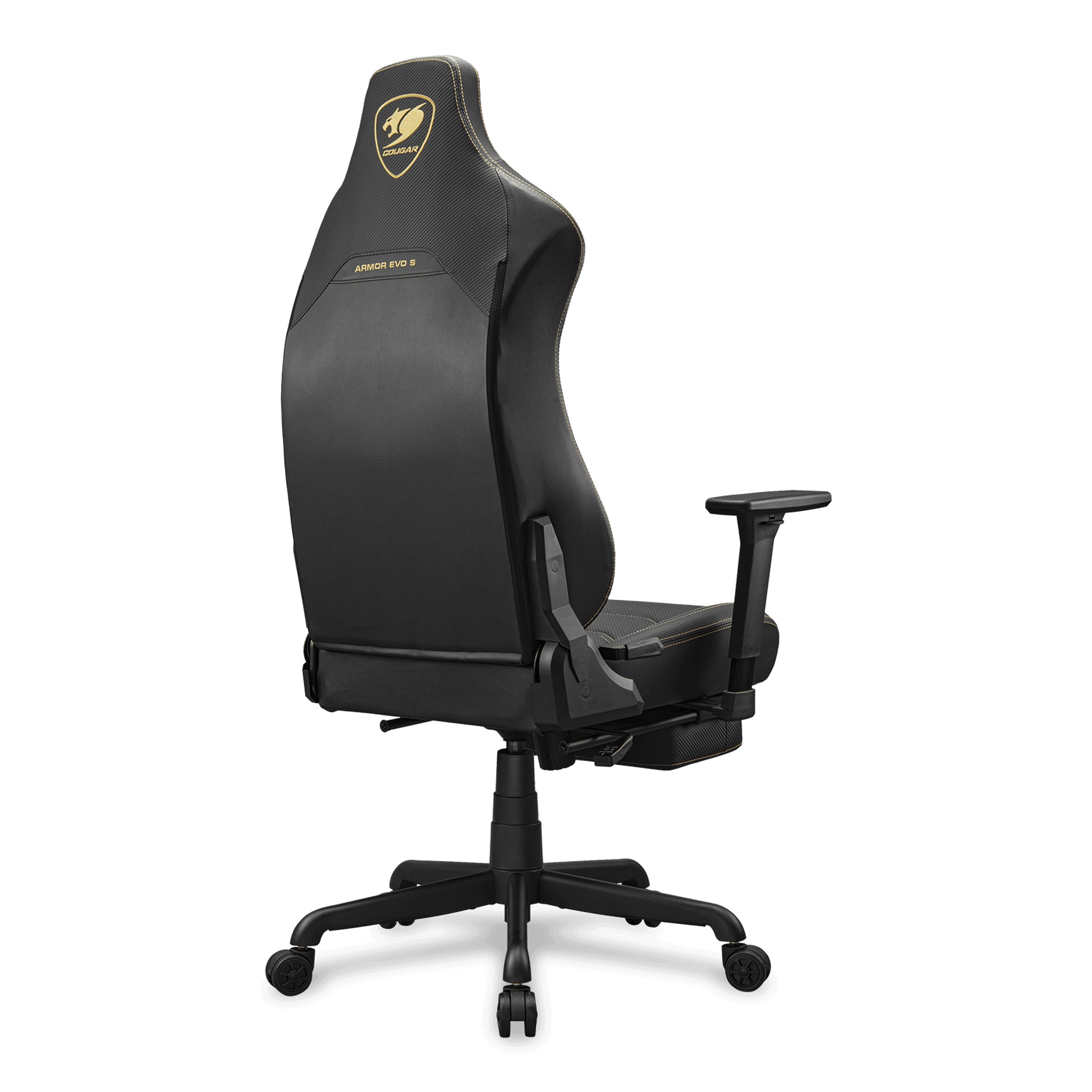 Cougar Armor EVO S GOLD | Gaming Chair with 3D Armrests & Footrest | Orange/Gold - additional product image 7