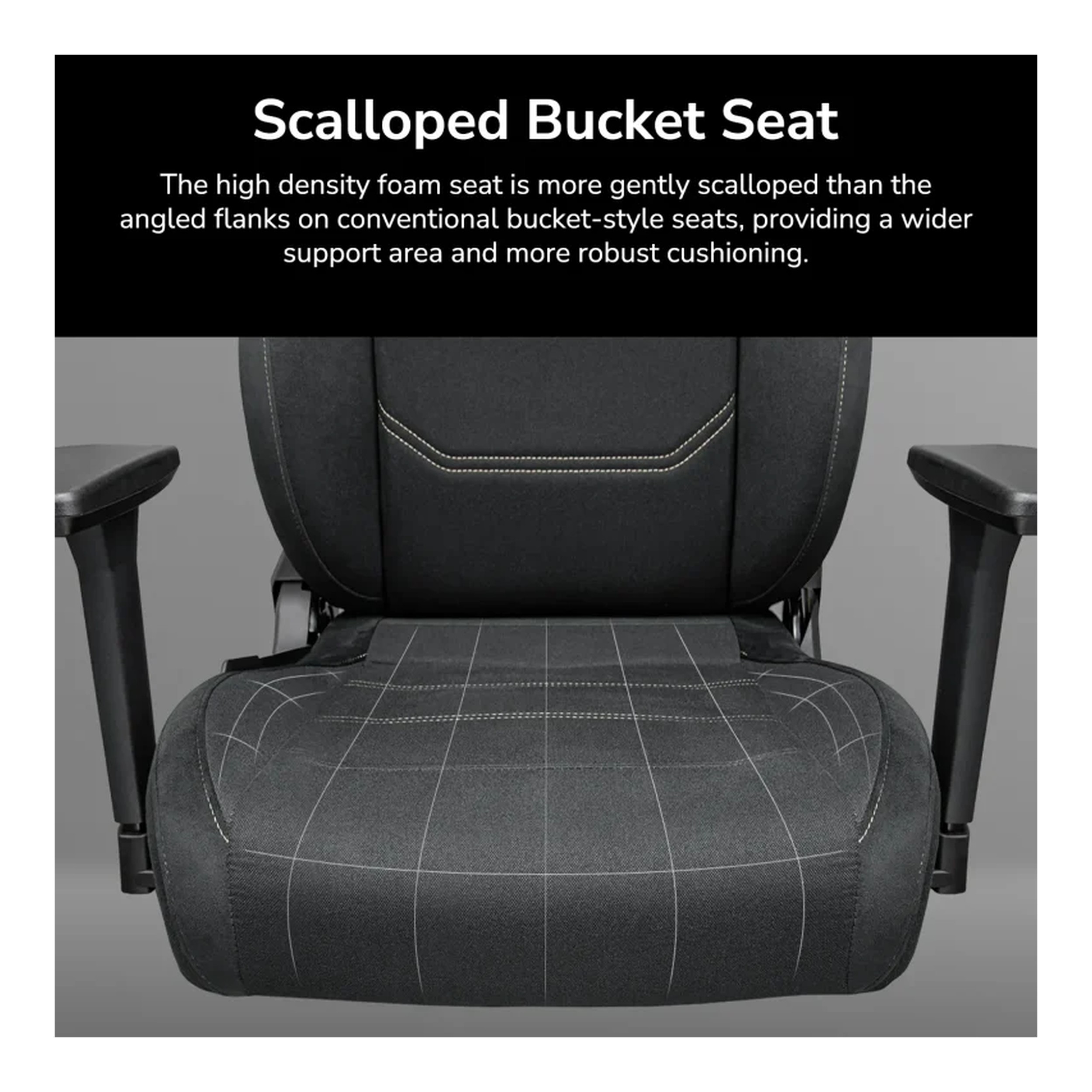 Cougar Explore Neo Royal Fabric Gaming Chair (Gold & Black | 120kg | 155-degree Recline) - additional product image 14