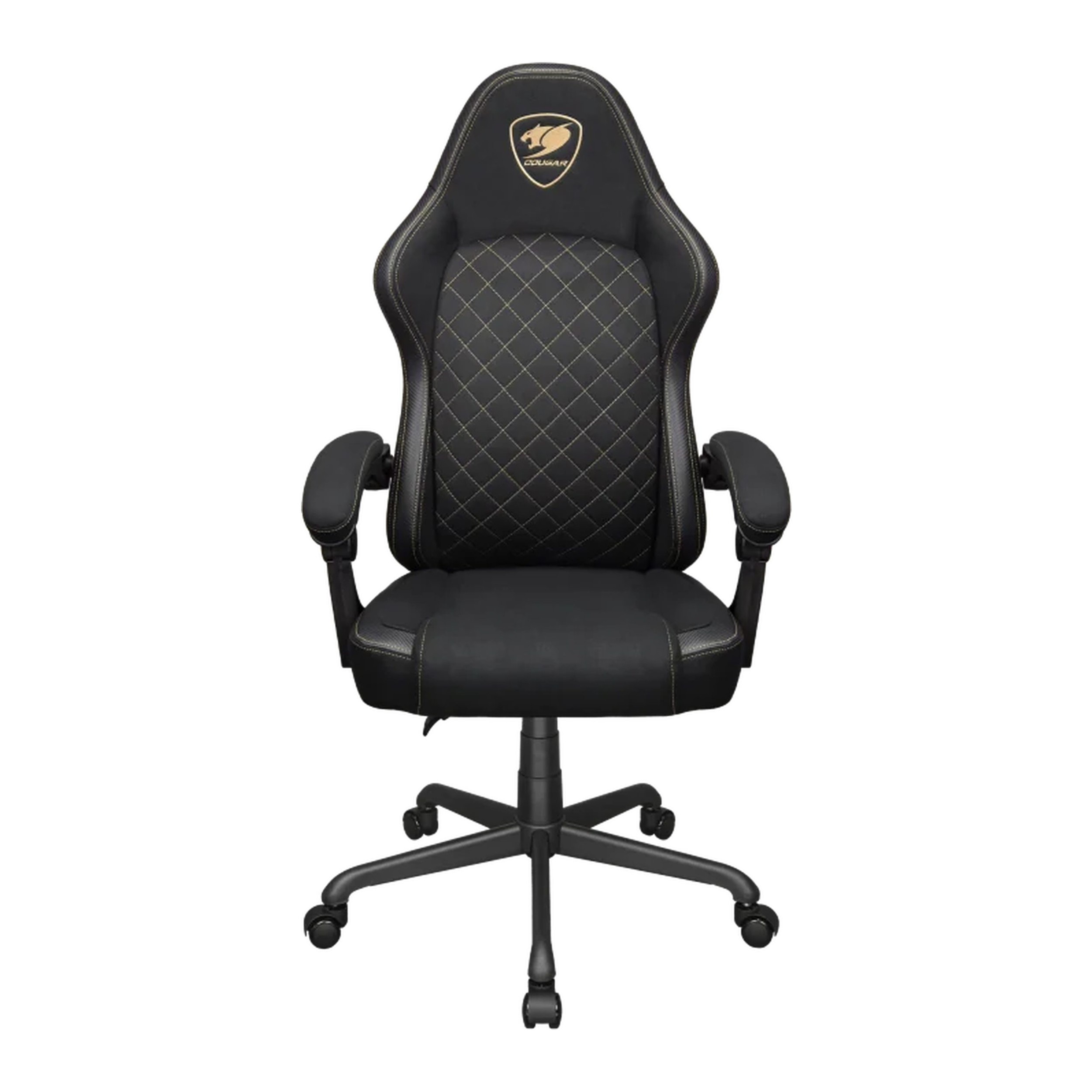 Cougar Fusion EX Fabric Gaming Chair (Gold & Black | 120kg | Dynamic Linkage Armrests) - additional product image 7