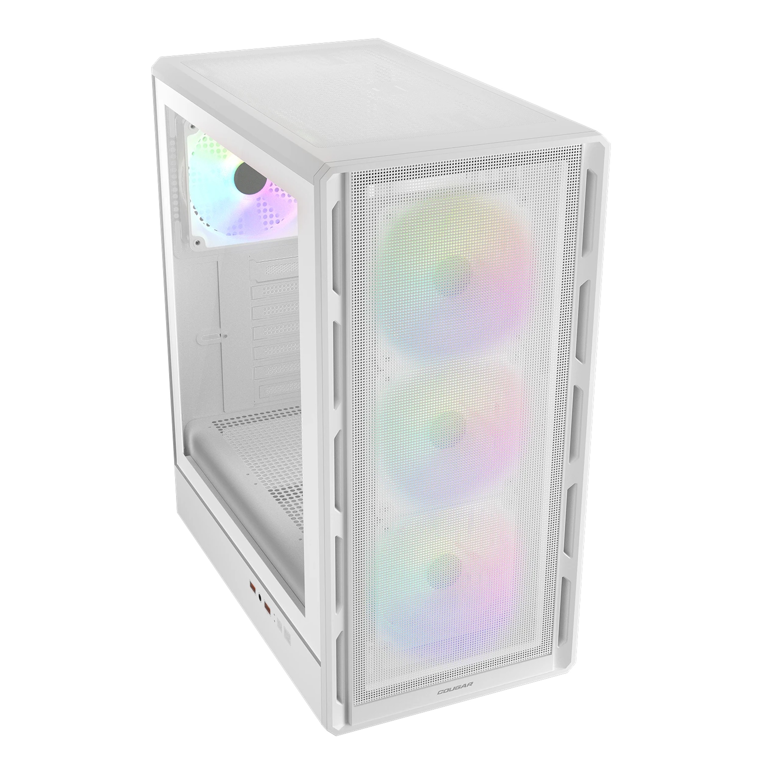 Cougar Airface Pure RGB Mid Tower PC Case (White | 4 RGB Fans | ATX) - additional product image 2