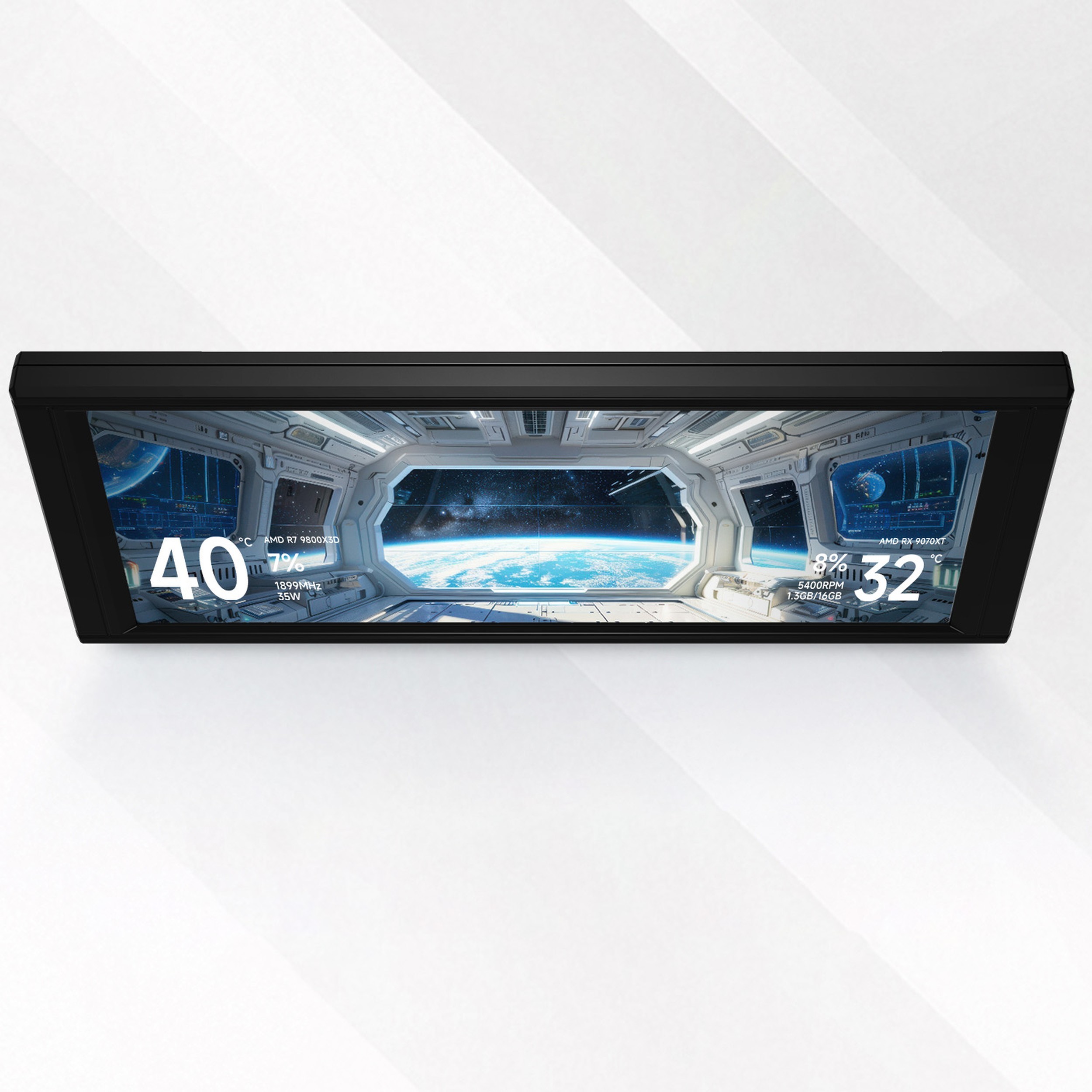 Thermalright 6.86 '' IPS LCD screen, 1280*480 resolution - additional product image 2