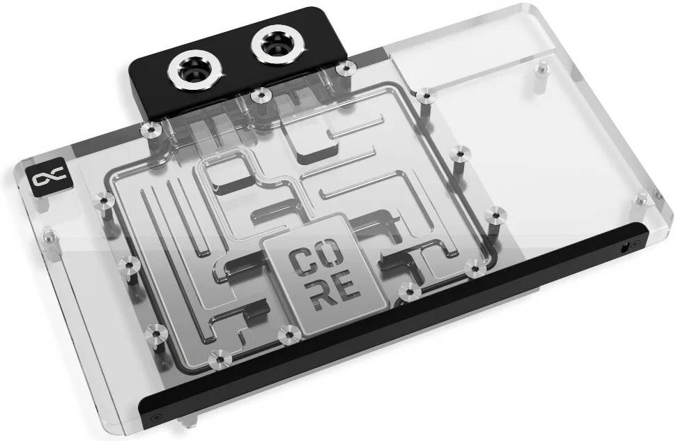 Alphacool Core RX 9070 XT Red Devil GPU Waterblock with backplate - additional product image 2
