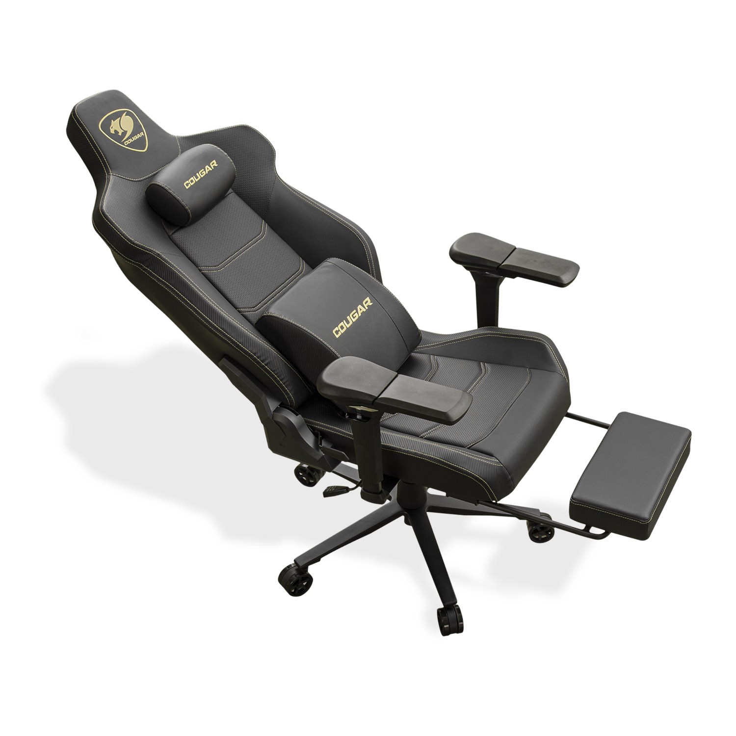 Cougar Armor EVO M GOLD | Gaming Chair with 5D Armrests & Footrest | Gold/Black - additional product image 9