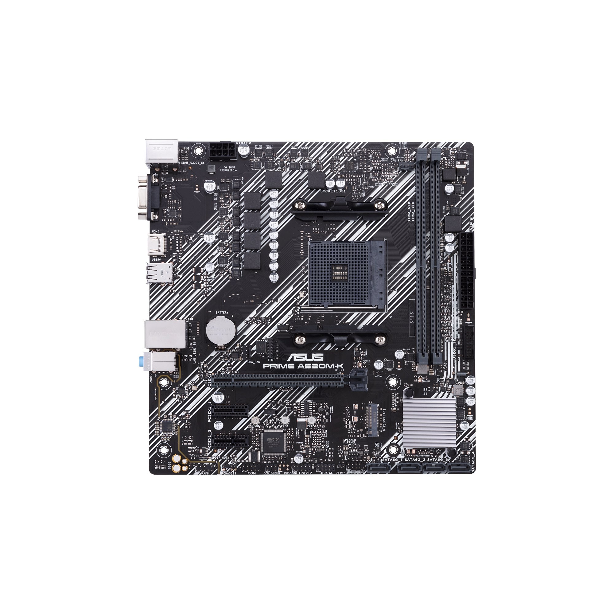 ASUS PRIME A520M-K MICRO-ATX AMD AM4 2X DDR4 DIMM 1XD-SUB 1X