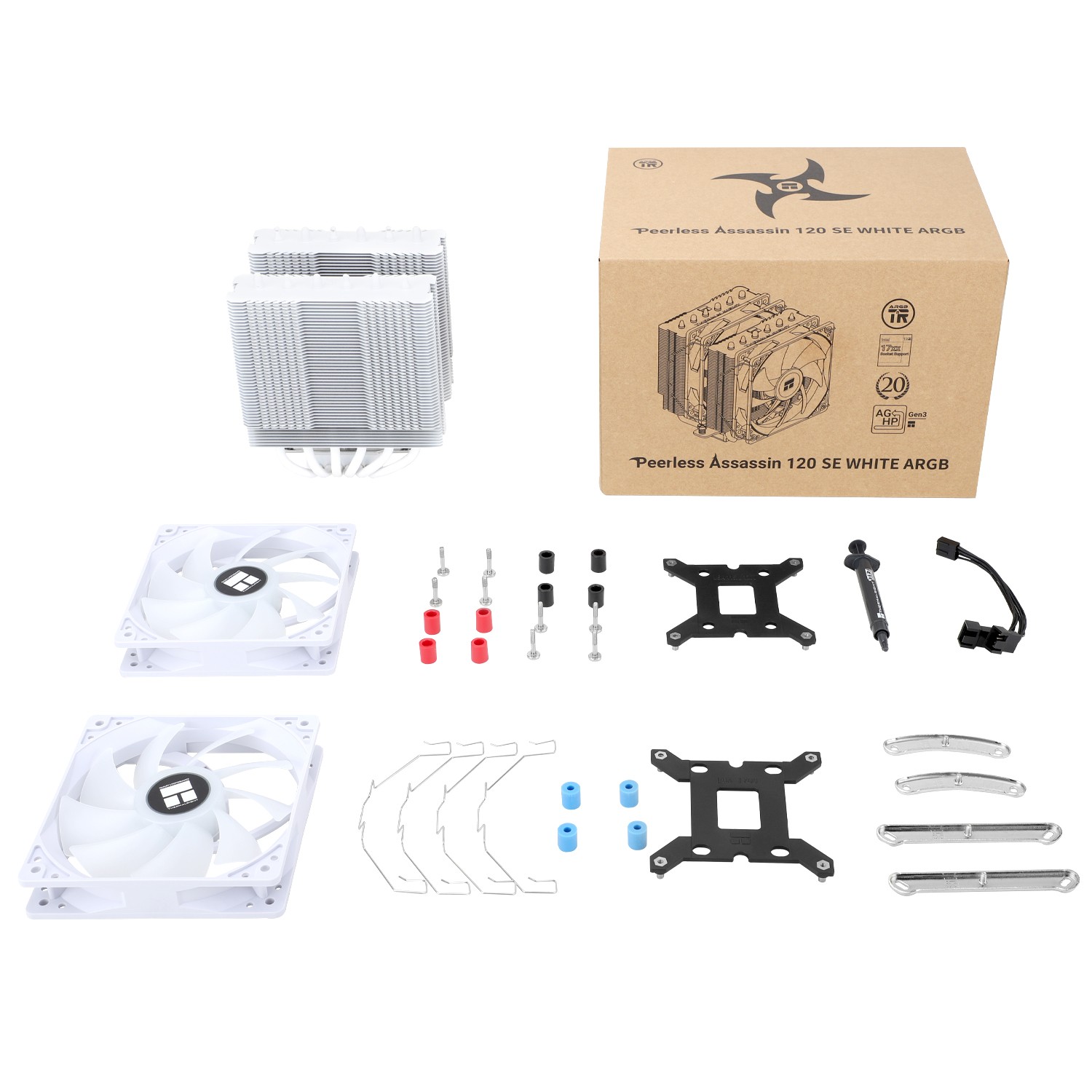Thermalright Peerless Assassin 120 SE White Argb CPU Cooler - additional product image 10