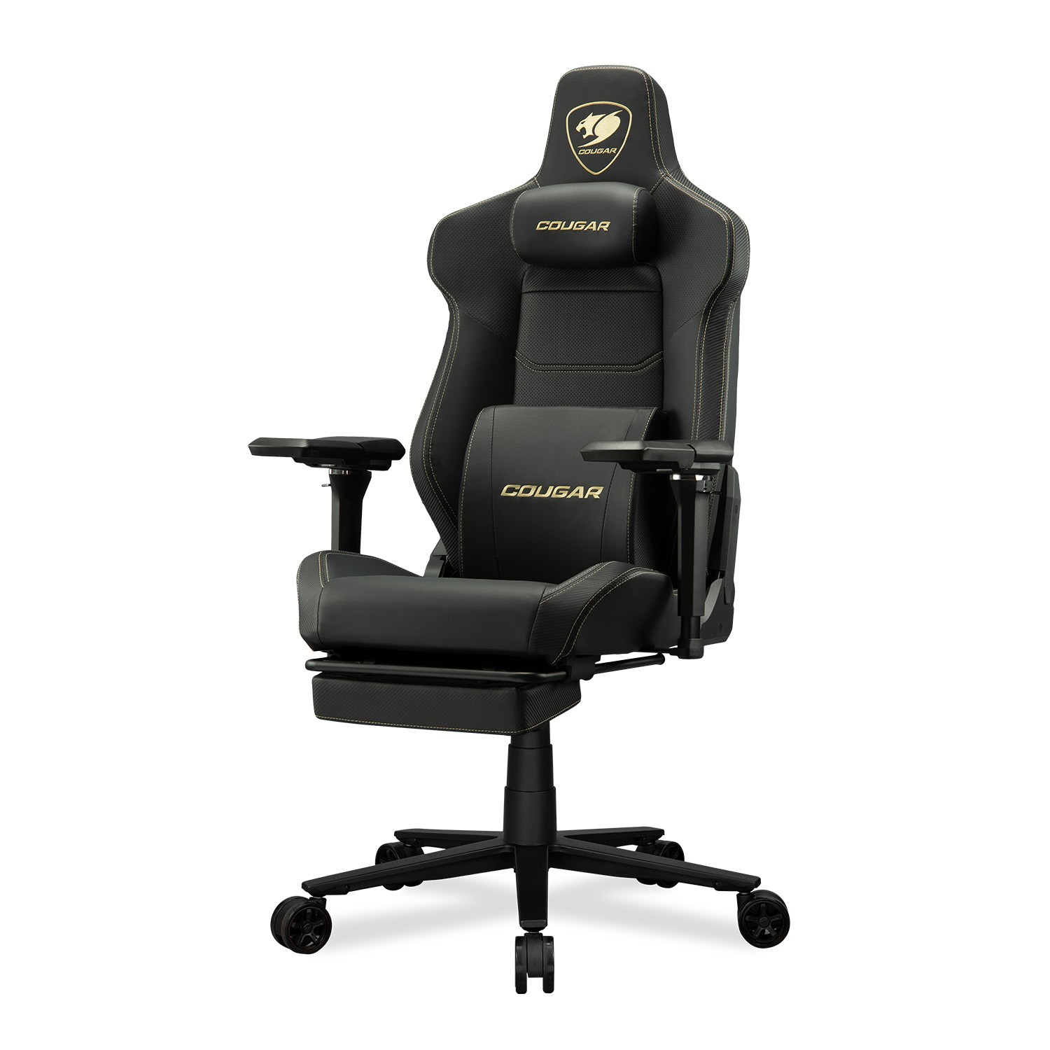 Cougar Armor EVO M GOLD | Gaming Chair with 5D Armrests & Footrest | Gold/Black - additional product image 6