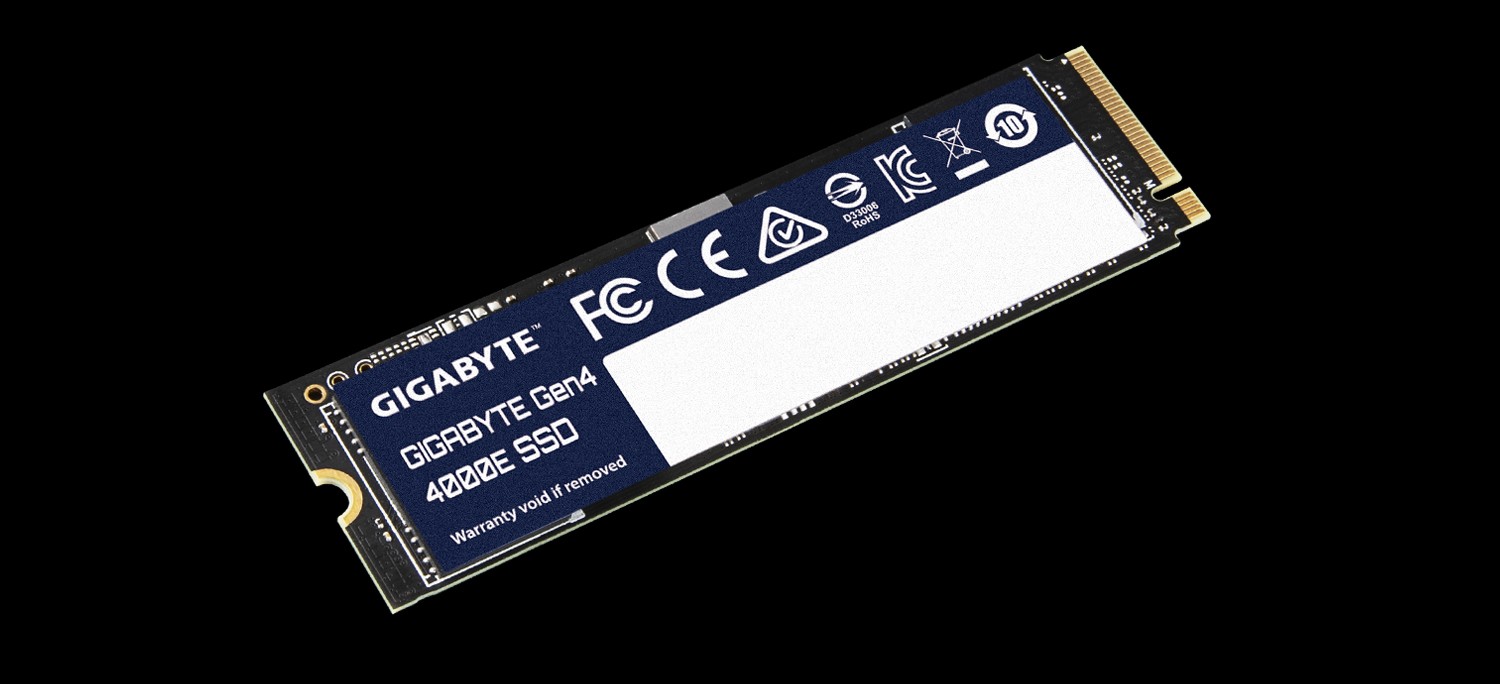 GIGABYTE 1TB Gen 4 4000E SSD; SEQ Read Up to 4000 MB/s / Write Up to 3900MB/s; Limited 3-years warranty. - additional product image 2