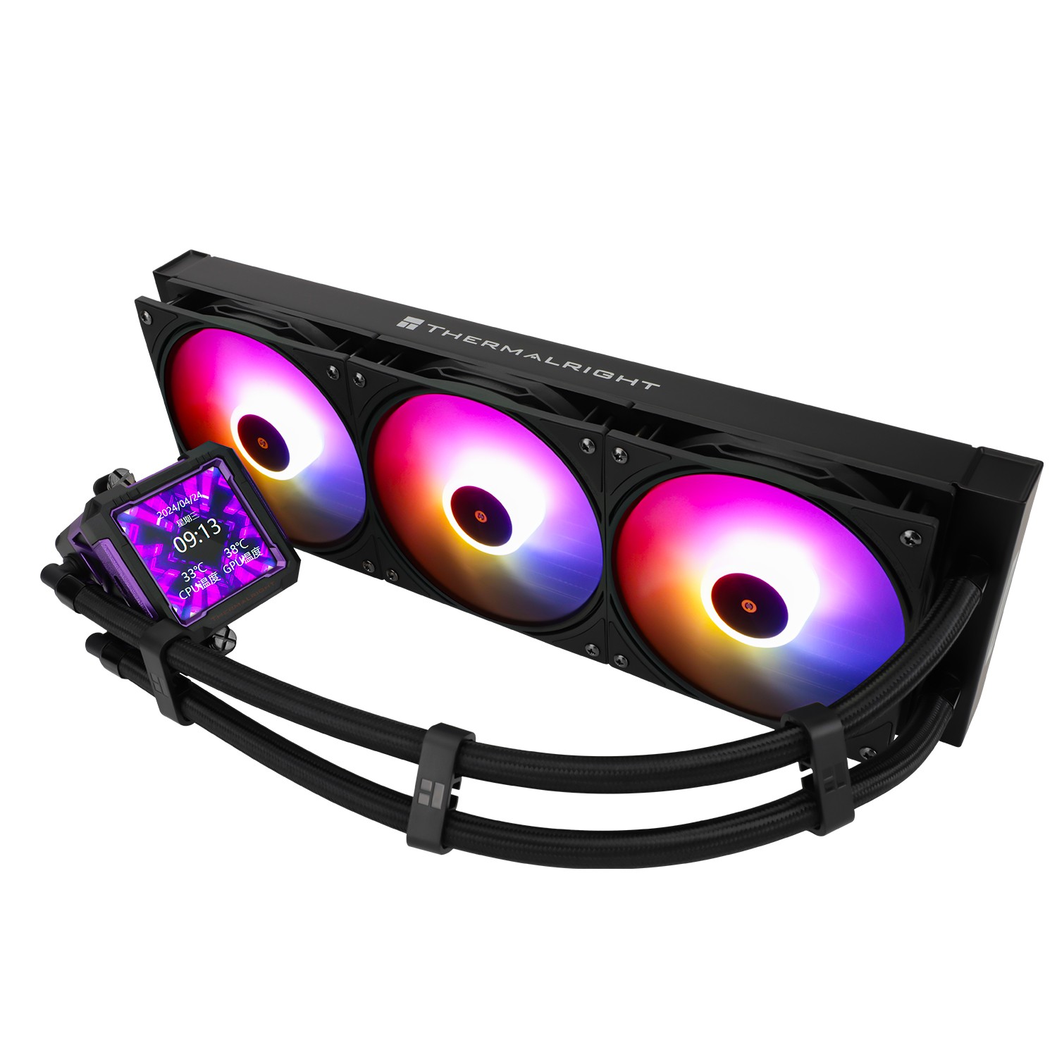 Thermalright Frozen Warframe Pro 360 Black Argb AIO CPU Cooler - additional product image 4