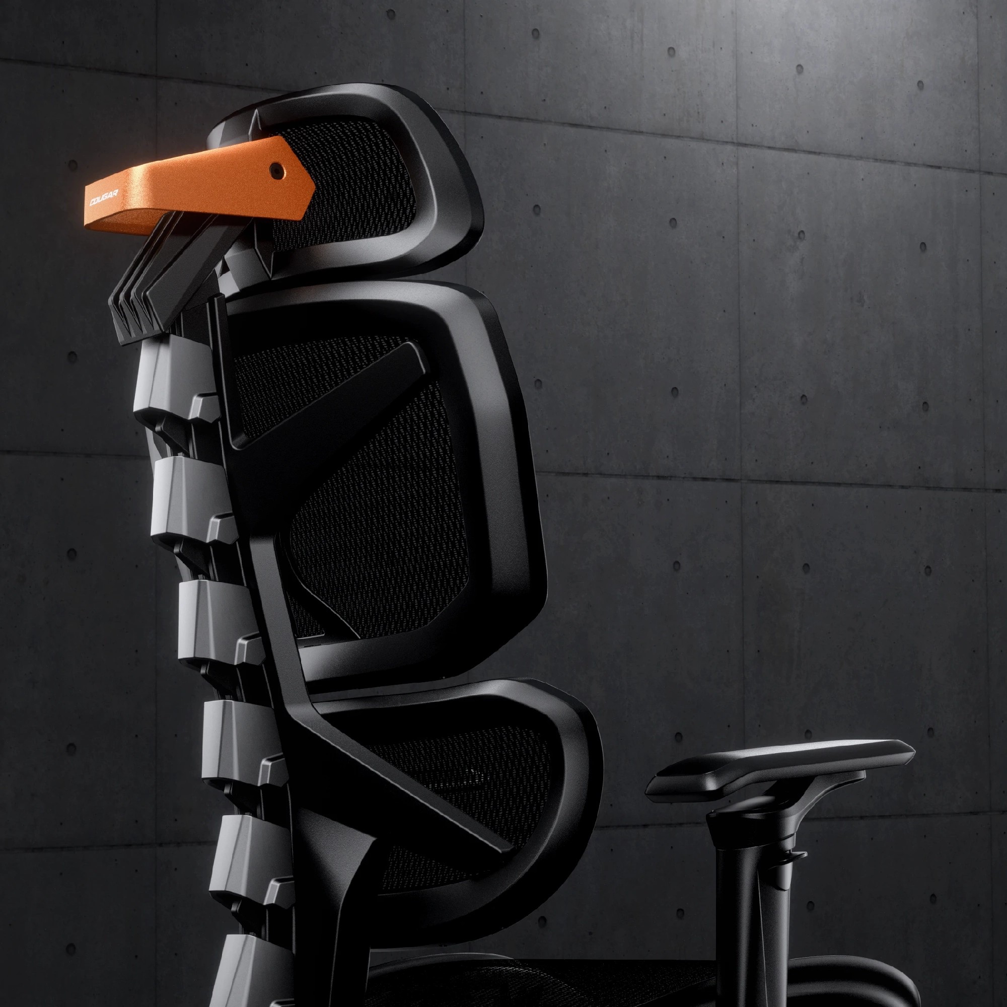 Cougar Terminator Air Executive Ergonomic Office Chair (3D Adjustable Headrest | 3D Hyperrotation Armrests | Dynamic Adaptive Support | Mesh) - additional product image 10