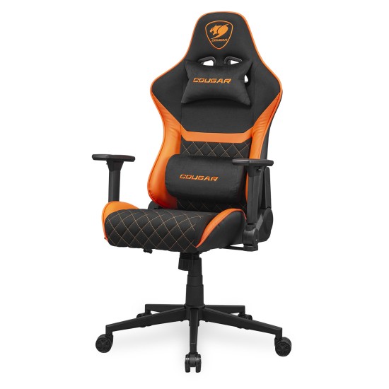 Cougar Armor One V2 Fabric Gaming Chair (Black/Orange) - additional product image 3