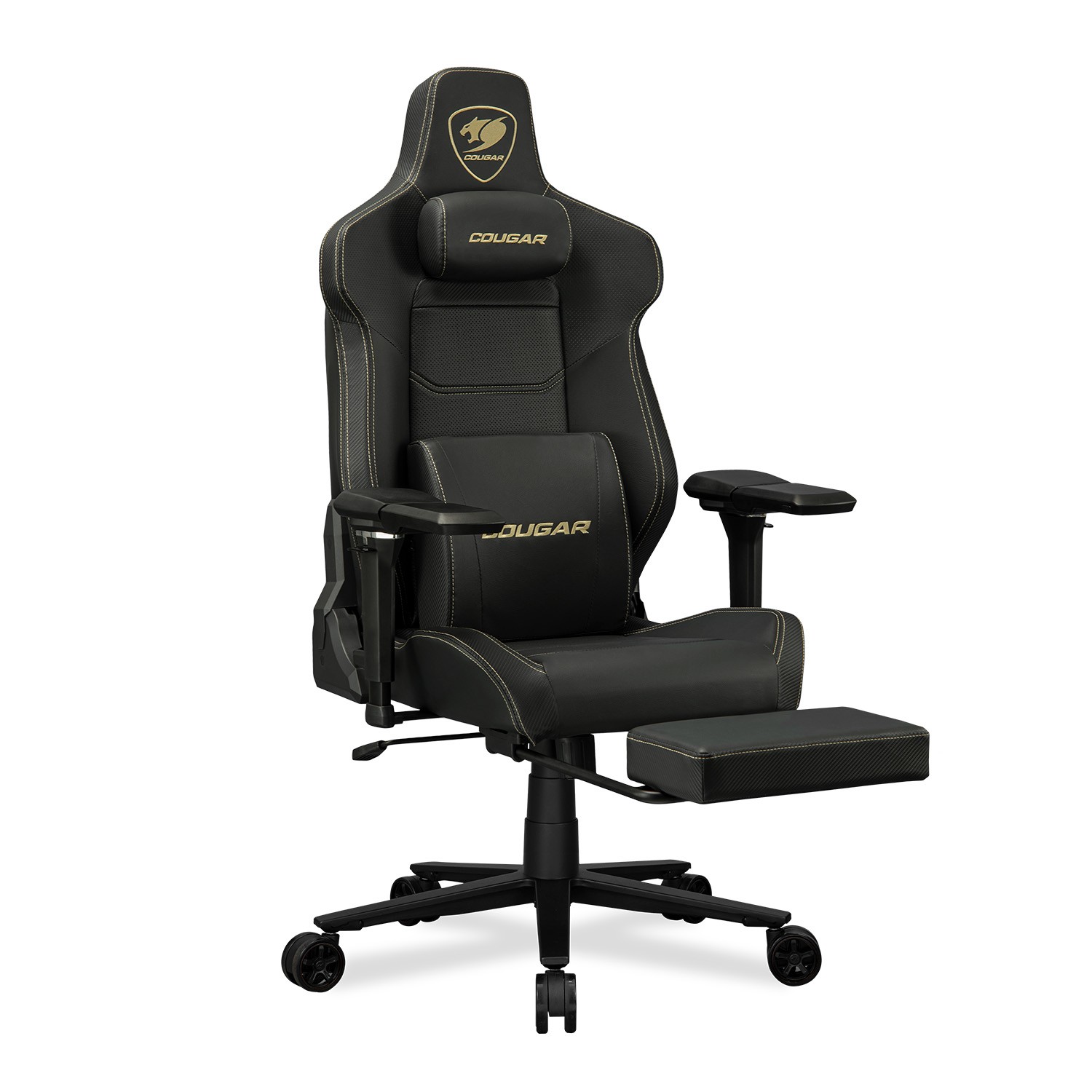 Cougar Armor EVO M GOLD | Gaming Chair with 5D Armrests & Footrest | Gold/Black - additional product image 8