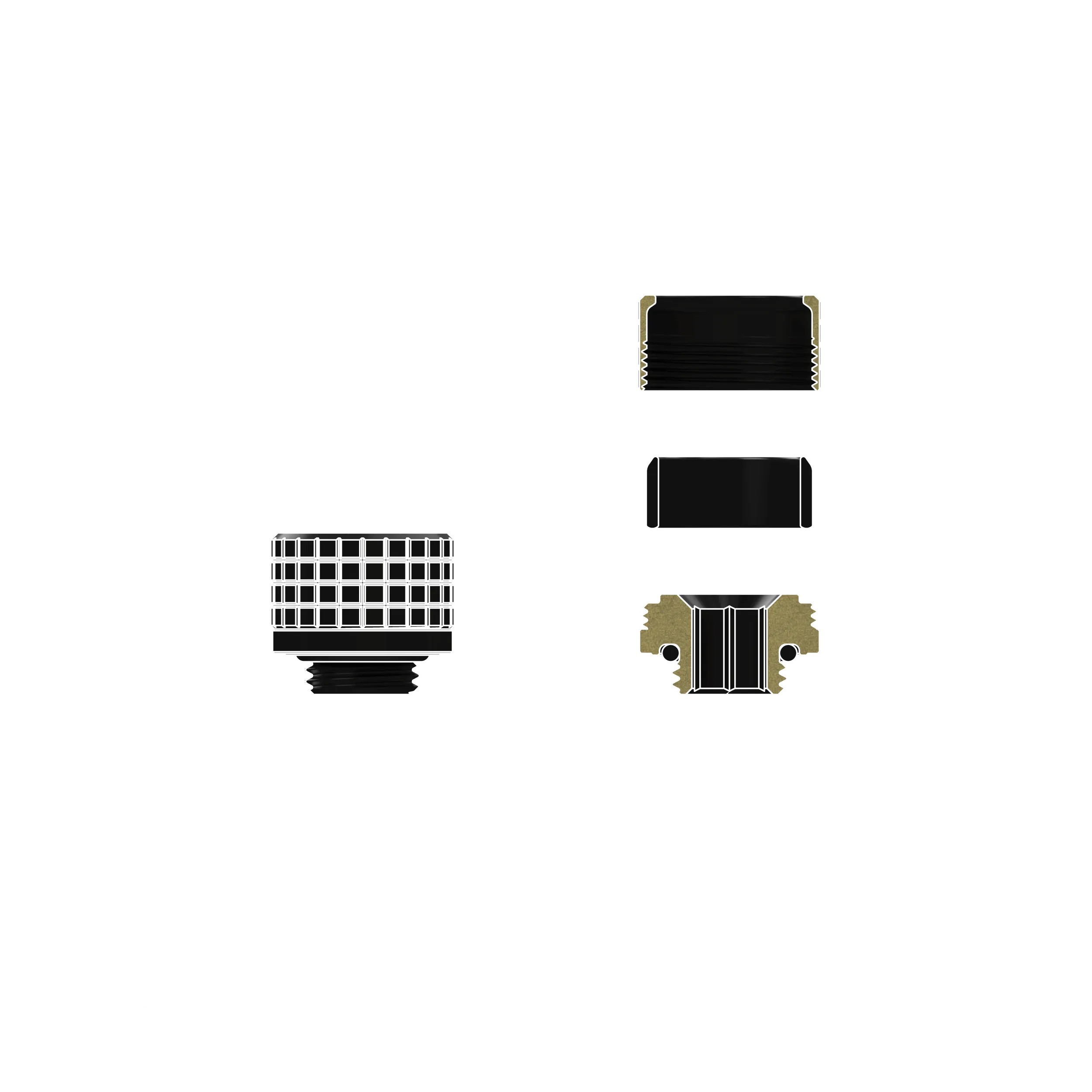 Thermal Grizzly DeltaMate Fitting HT16 Black - additional product image 3