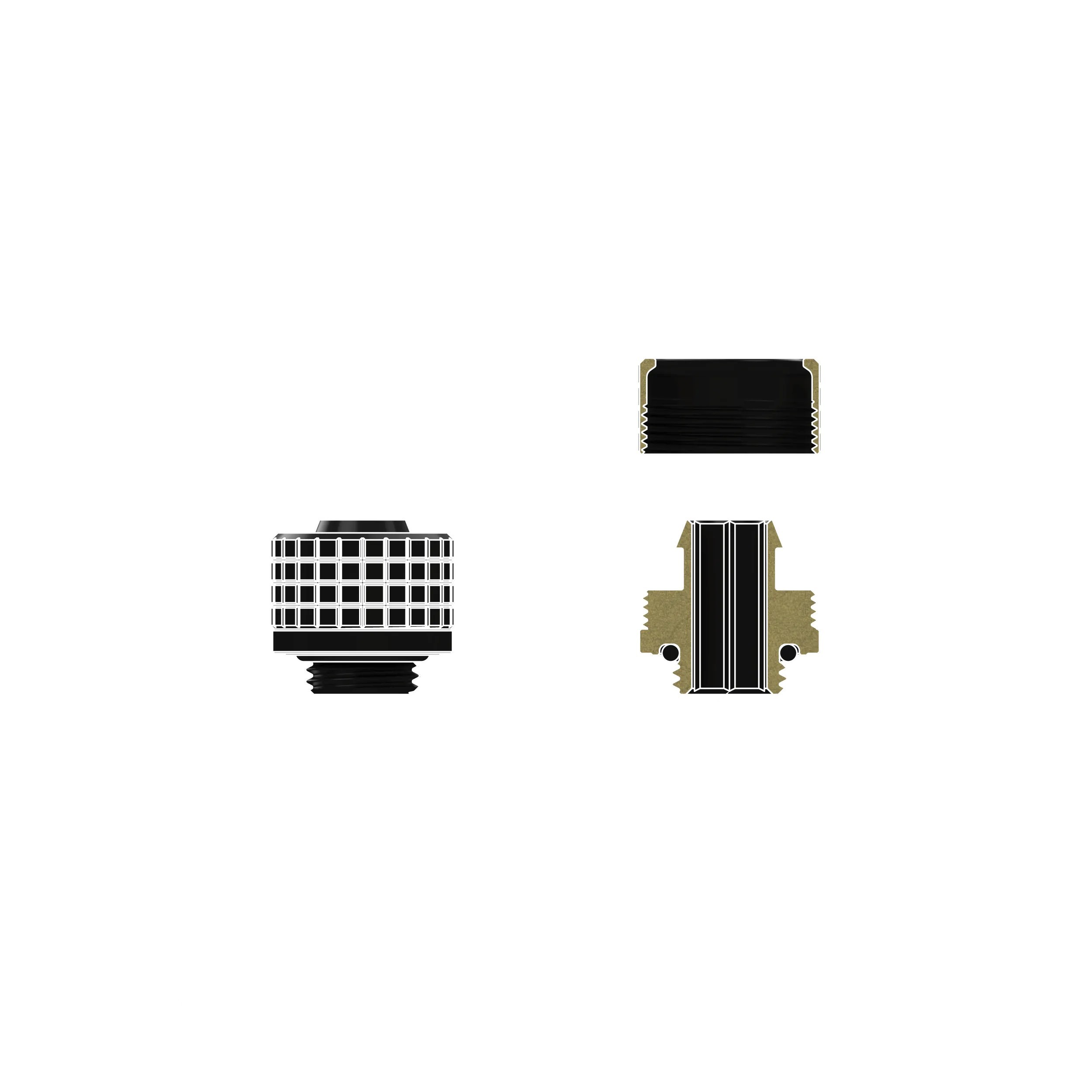 Thermal Grizzly DeltaMate Fitting ST16 Black - additional product image 3
